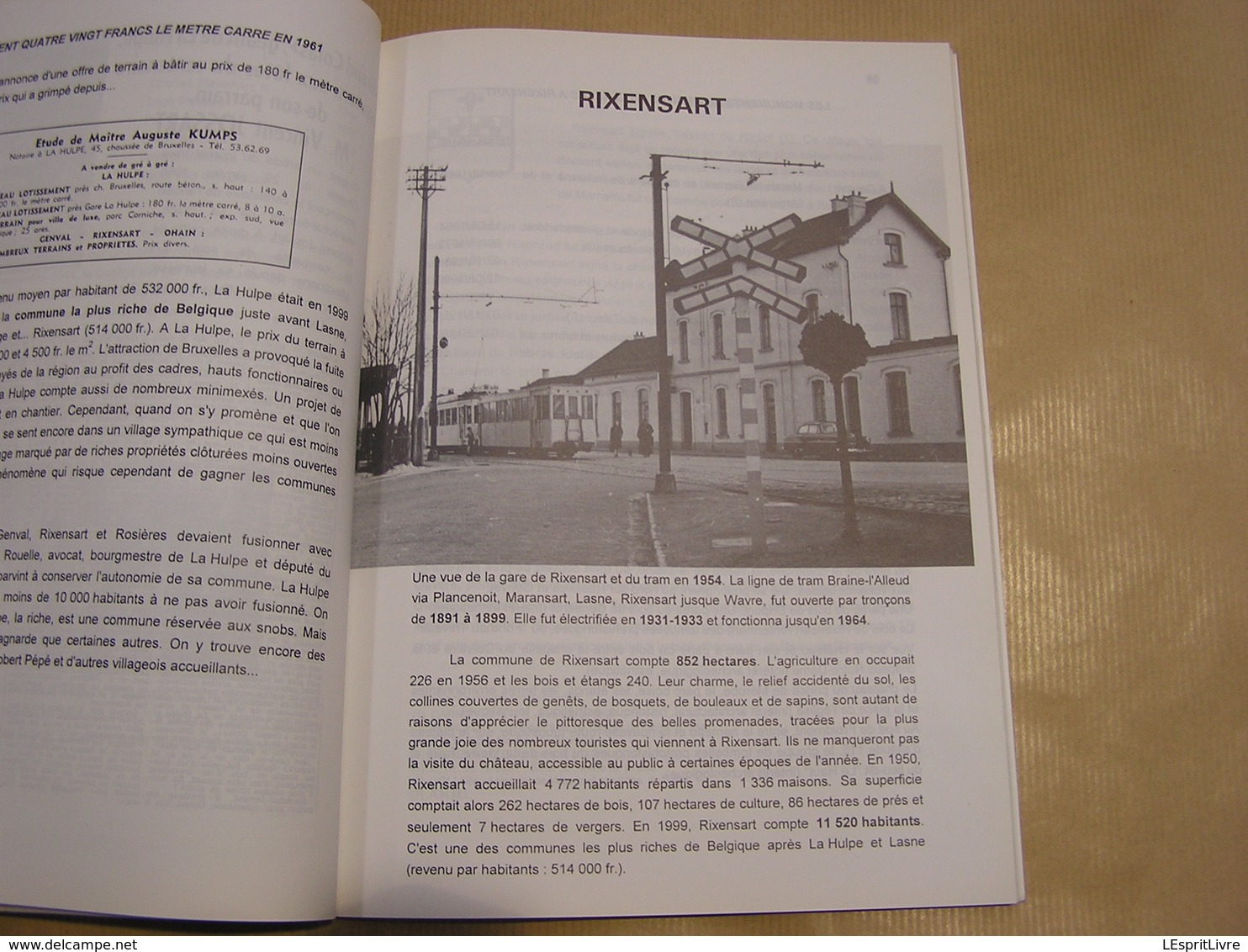 A LA DECOUVERTE DE LA HULPE ET RIXENSART Régionalisme Brabant Wallon Rosières Genval Industrie Château Usine Ferme