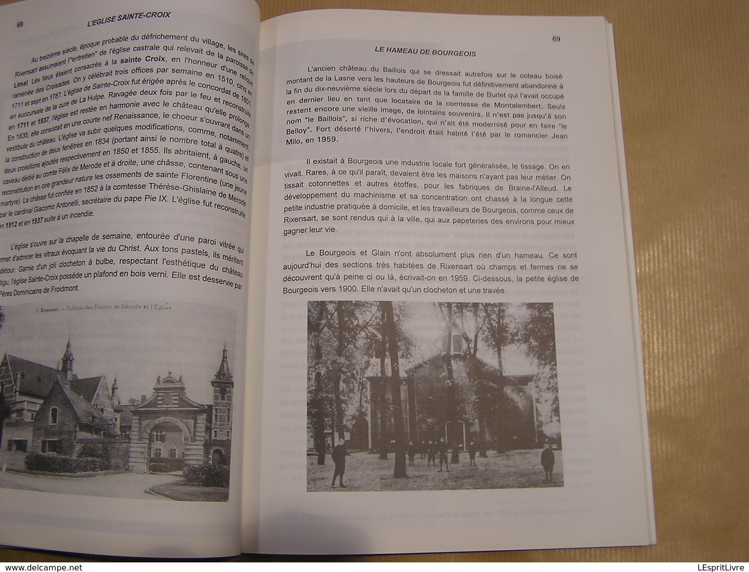 A LA DECOUVERTE DE LA HULPE ET RIXENSART Régionalisme Brabant Wallon Rosières Genval Industrie Château Usine Ferme