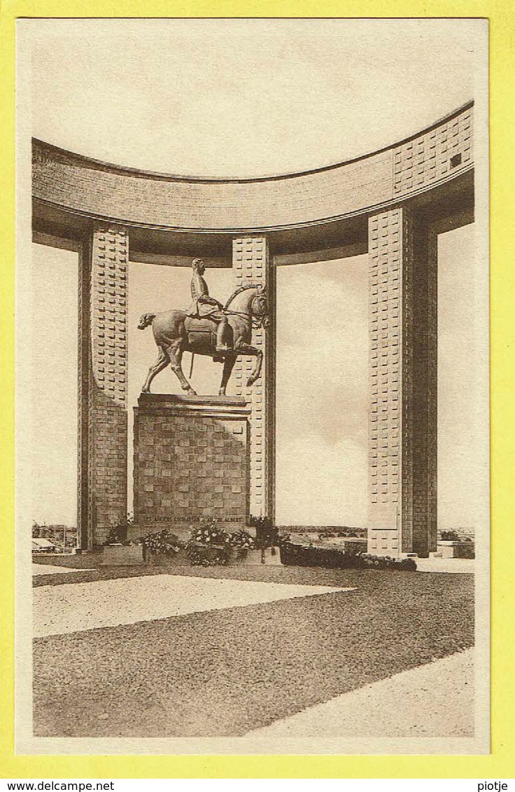 * Nieuwpoort - Nieuport (Kust - Littoral) * (Nels) Monument Roi Albert à L'yser, Arch J. De Ridder, Sculpt K. Aubroeck - Nieuwpoort