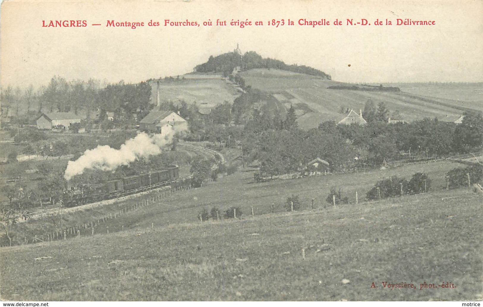 LANGRES - Montagne Des Fourches, Passage Du Train. - Langres