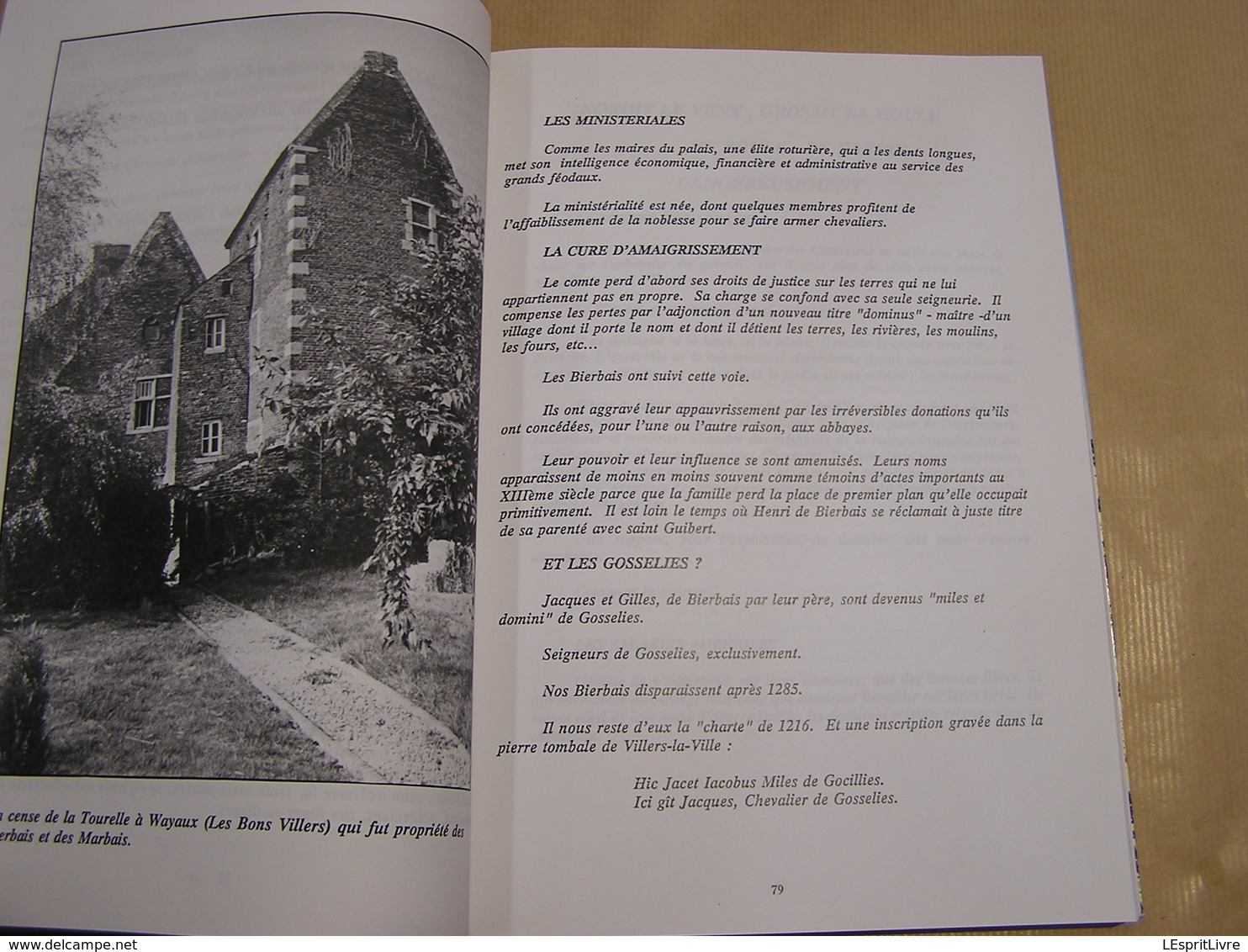 LES SEIGNEURS DE GOSSELIES Régionalisme Hainaut Charleroi Histoire Château Liessies Mielmont Feluy Seigneurie Abbaye