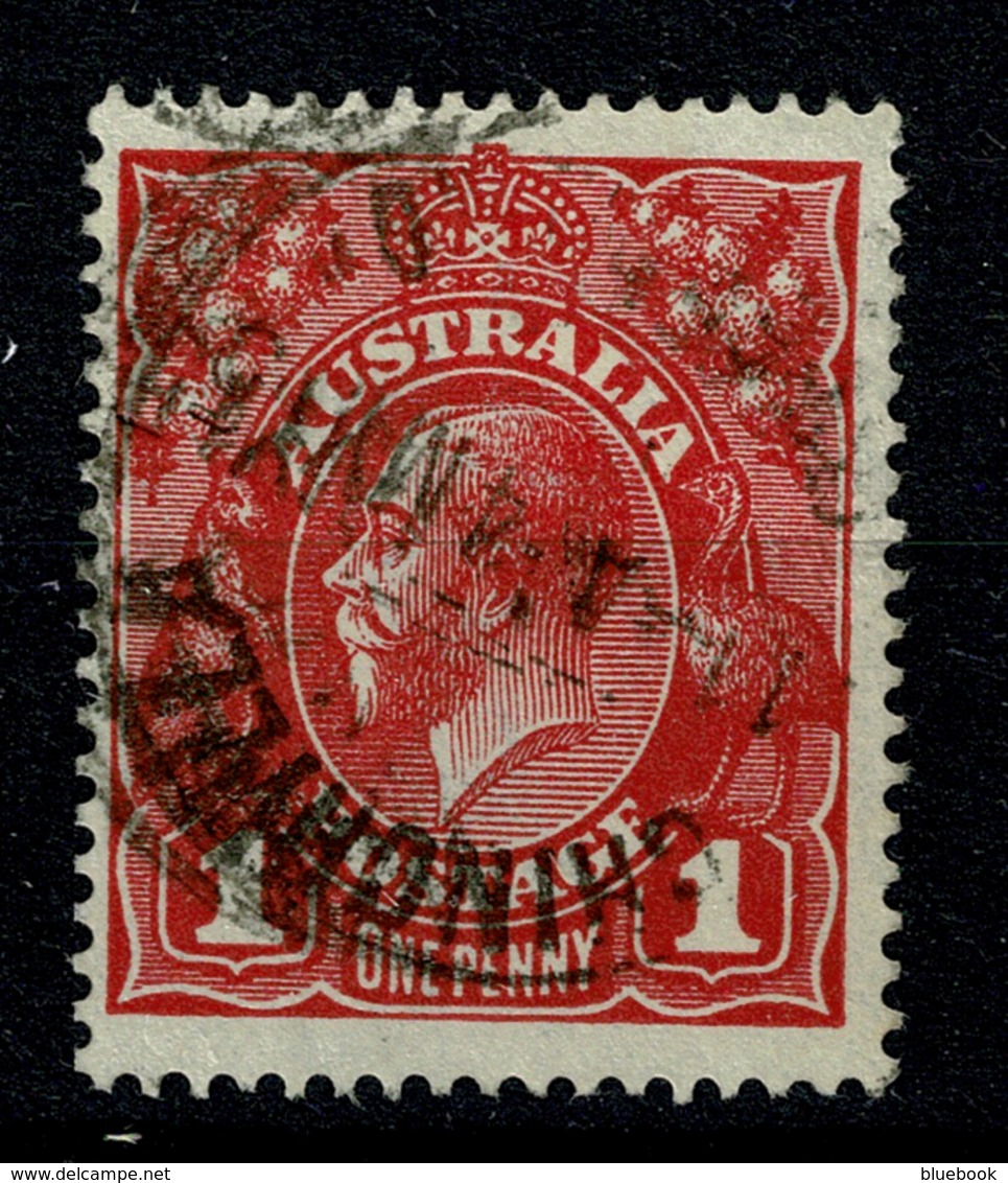 Ref 1258 - 1915 Australia KGV 1d Head Used Stamp - Scarce Chinchilla Queensland Postmark - Gebraucht