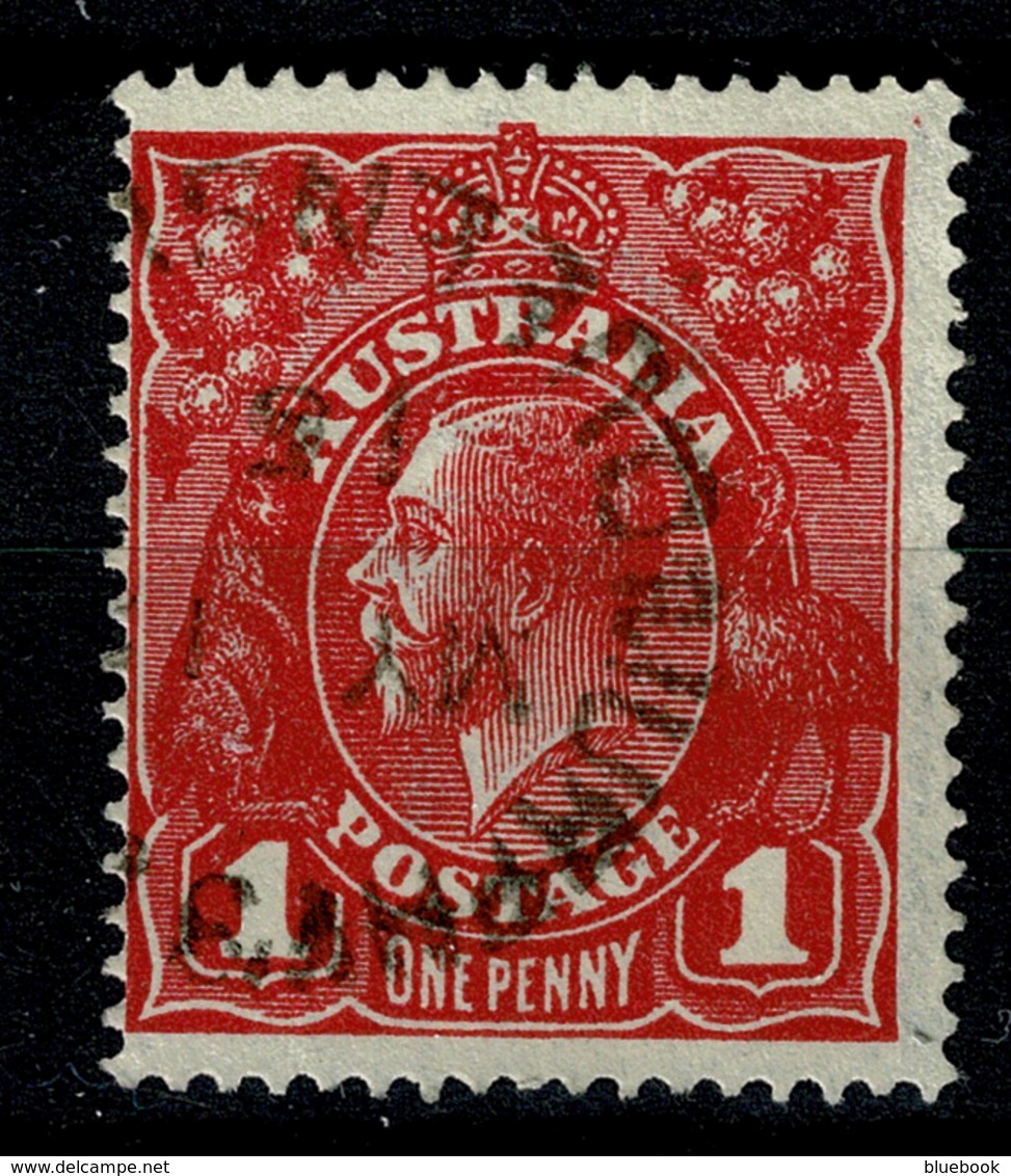 Ref 1258 - 1915 Australia KGV 1d Head Used Stamp - Murphy's Creek Queensland Postmark - Used Stamps