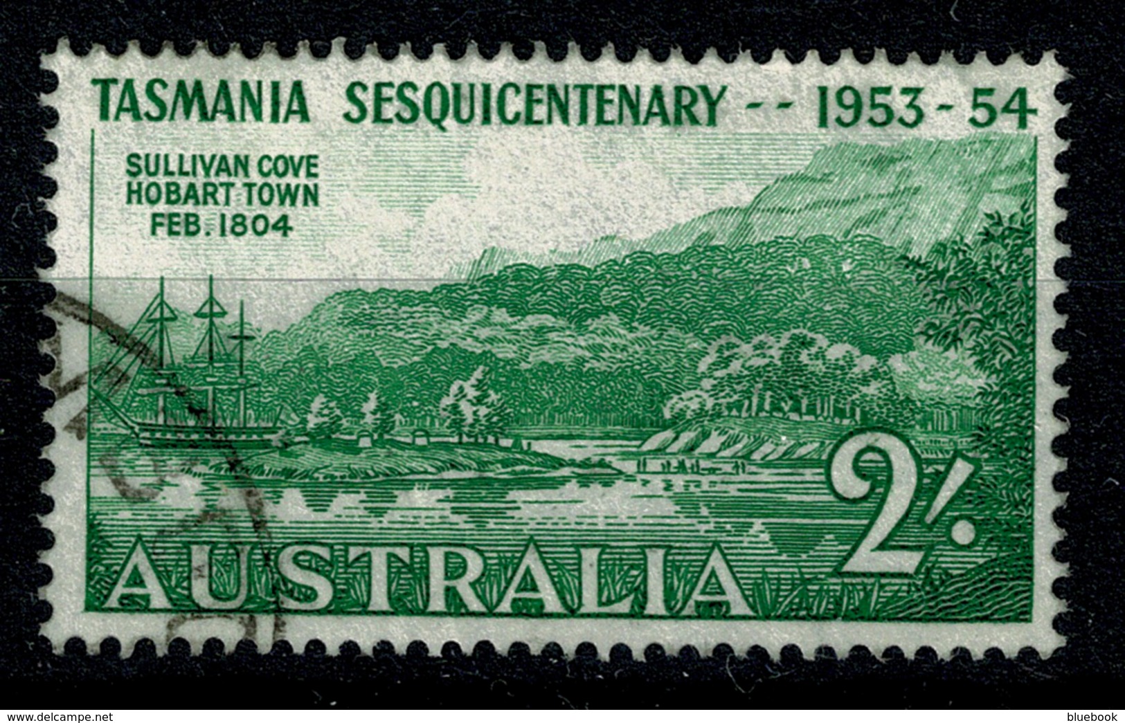 Ref 1258 - Australia 1953 Tasmania Sesquicentenary 2/= Fine Used Stamp - Used Stamps