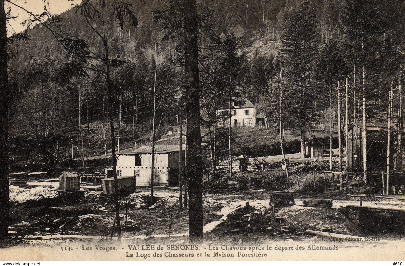 1919 Les Vosges (88210) - Vallée De SENONES - Les Chavons Après Le Départ Des Allemands - Guerre 1914-18