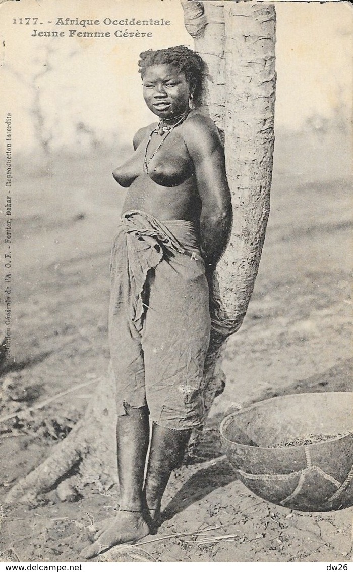 Afrique Occidentale - Jeune Femme Cérère - Collection Fortier A.O.F. - Carte N° 1177 Non Circulée - Afrique