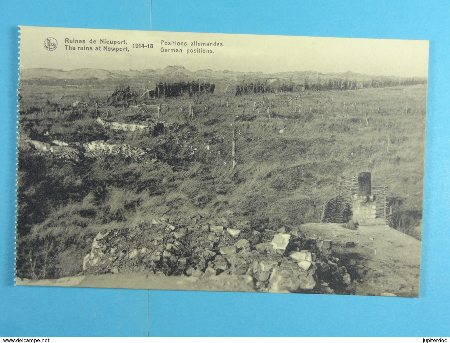 Ruines De Nieuport 1914-18 Positions Allemandes - Nieuwpoort