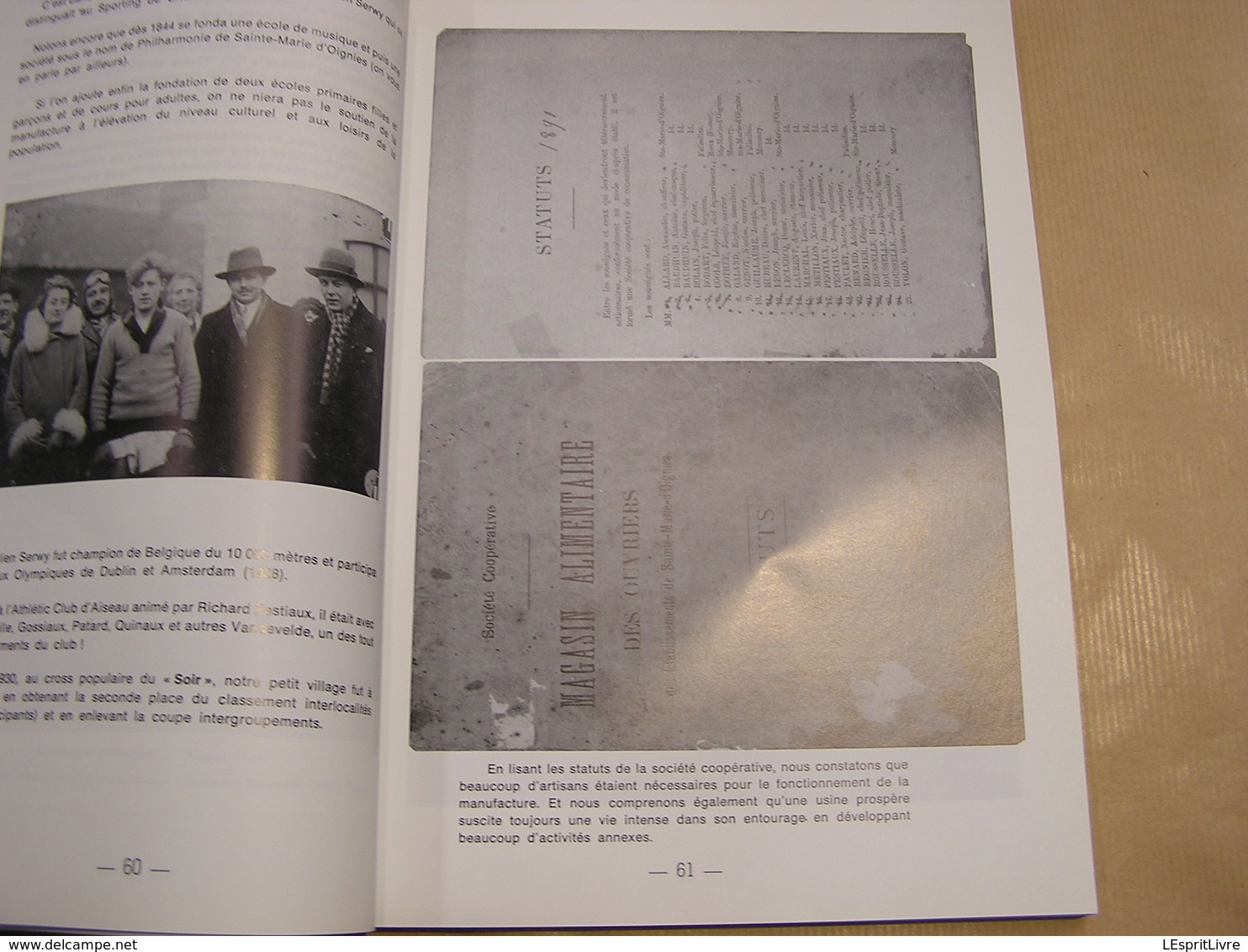 MEMOIRE ET SOUVENIRS D' AISEAU Régionalisme Hainaut Industrie Charbonnages Fonderie Forges Ecole Usine Guerre Sport