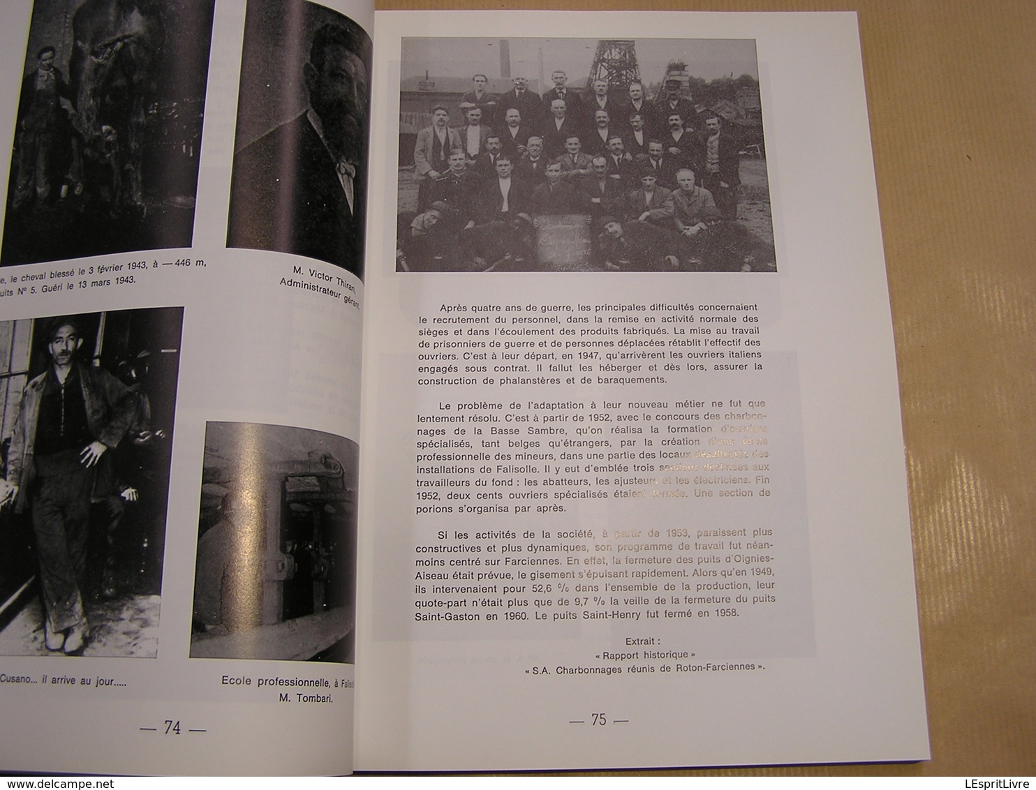 MEMOIRE ET SOUVENIRS D' AISEAU Régionalisme Hainaut Industrie Charbonnages Fonderie Forges Ecole Usine Guerre Sport