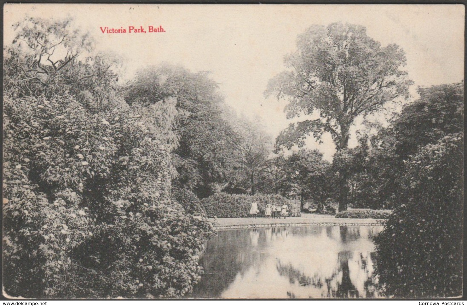Victoria Park, Bath, Somerset, 1910 - Senior & Co Postcard - Bath
