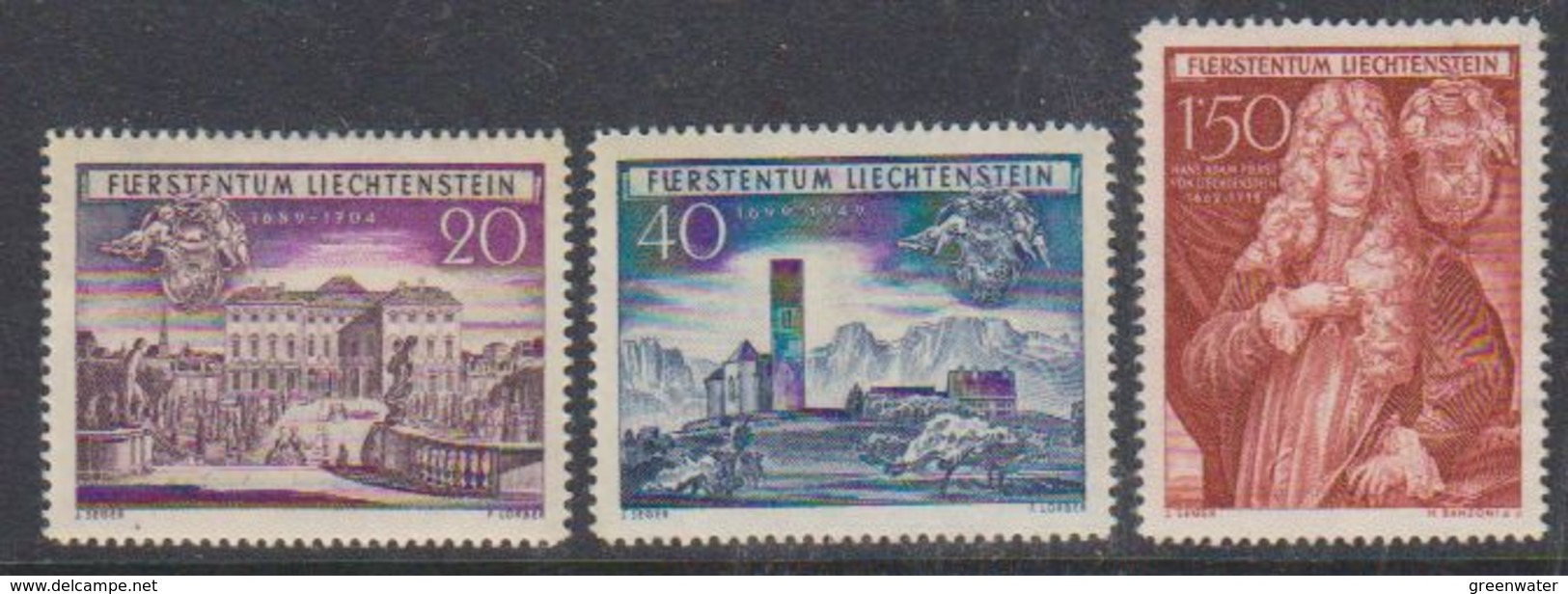 Liechtenstein 1949 250J Unterland 3v ** Mnh (41675) - Ongebruikt