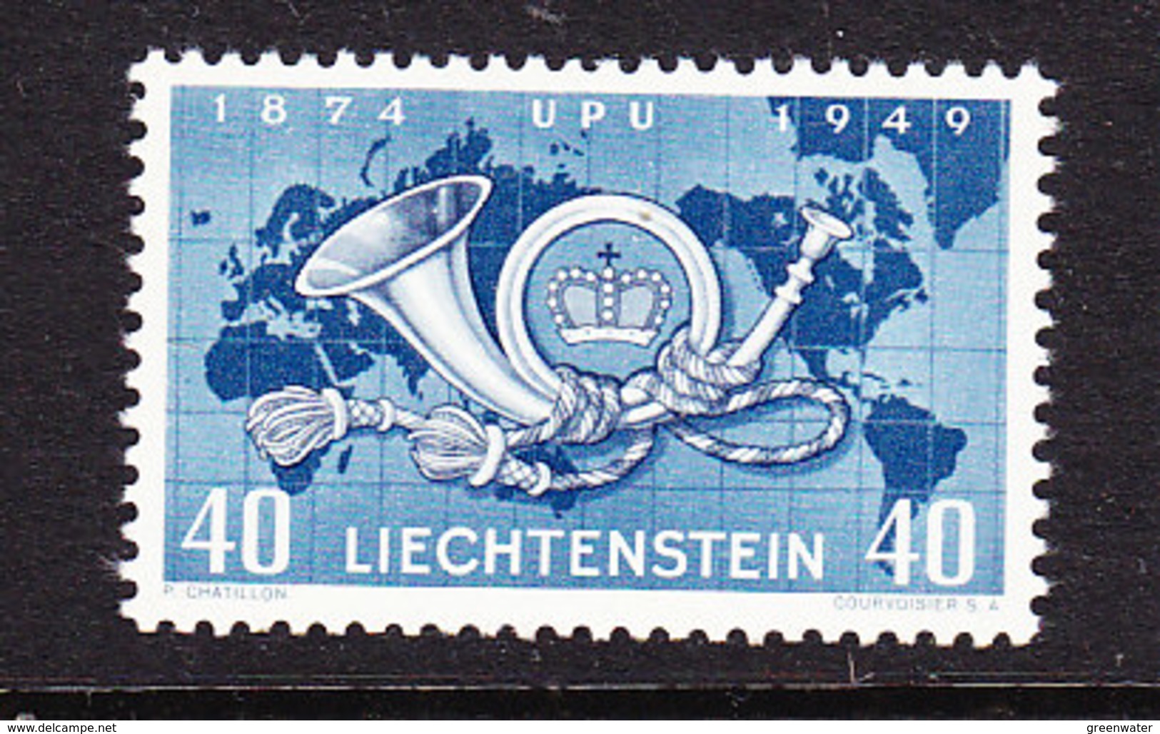 Liechtenstein 1949 UPU 1v ** Mnh (41675A) - Ongebruikt