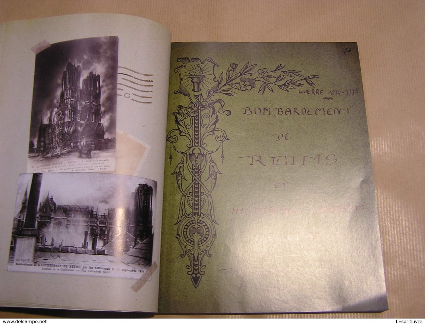 EN 1914 J'AVAIS 16 ANS René Petit Régionalisme Reims Champagne Ardenne Carnet De Guerre 14 18 Bombardements Allemands - War 1914-18