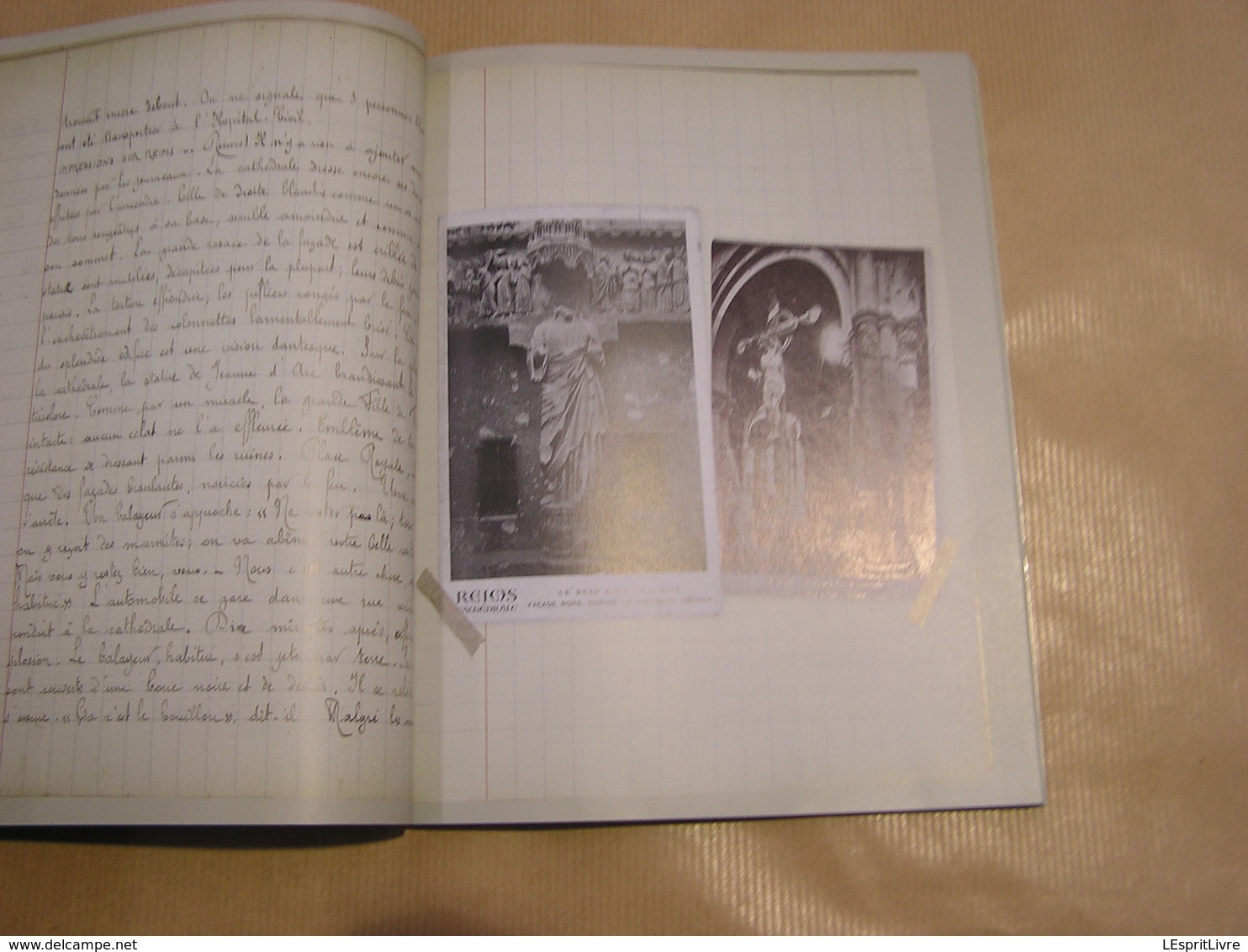 EN 1914 J'AVAIS 16 ANS René Petit Régionalisme Reims Champagne Ardenne Carnet de Guerre 14 18 Bombardements Allemands