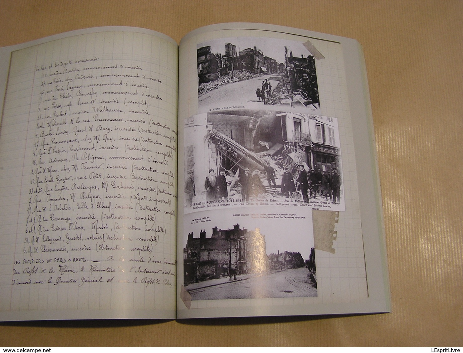 EN 1914 J'AVAIS 16 ANS René Petit Régionalisme Reims Champagne Ardenne Carnet de Guerre 14 18 Bombardements Allemands