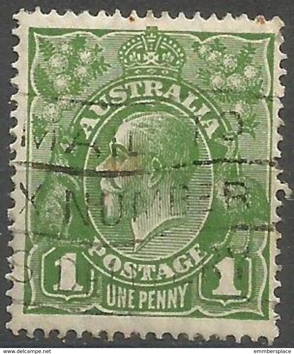 Australia - 1926 King George V  1d Sage Green Used   SG 96  Sc 67 - Used Stamps