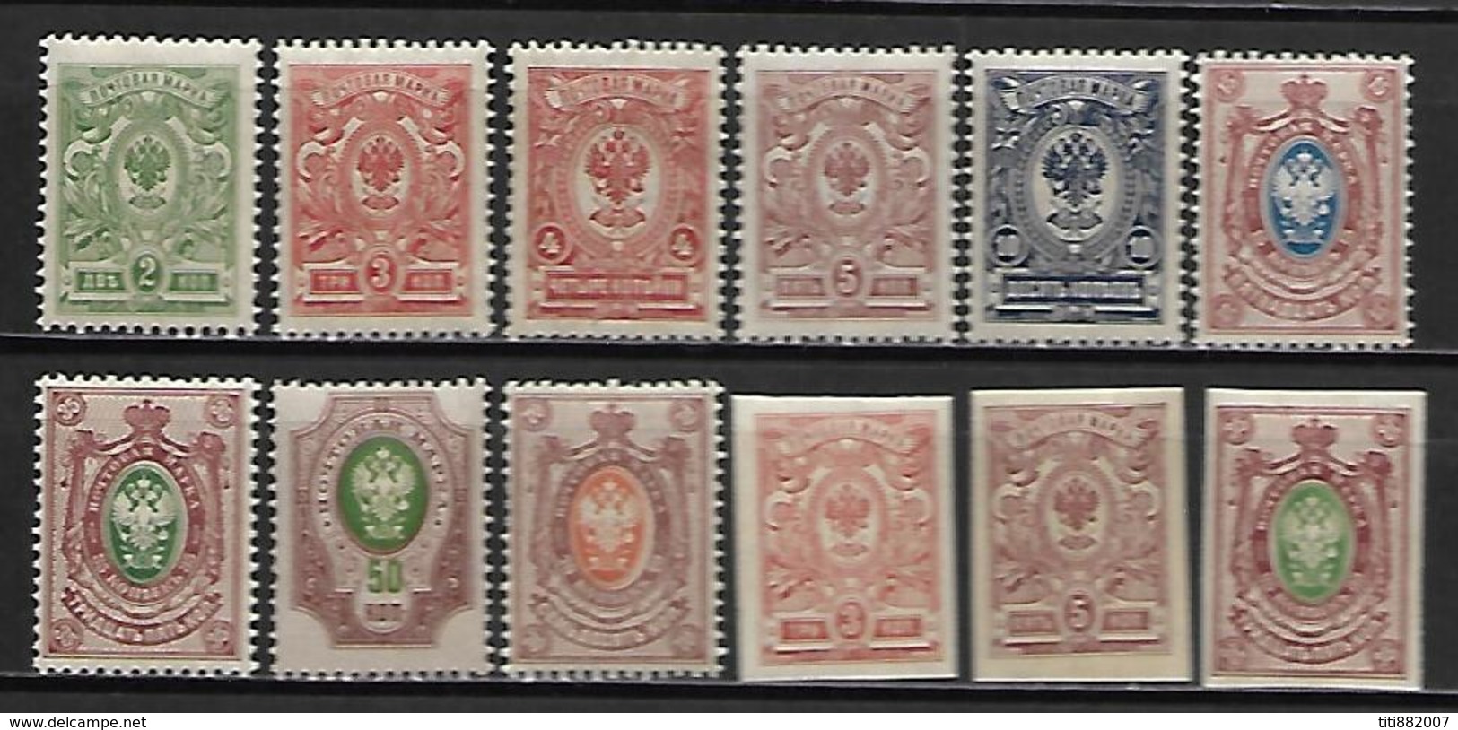 RUSSIE  /  URSS   -  1909 / 1917  -  L O T  De Neufs ** - Unused Stamps