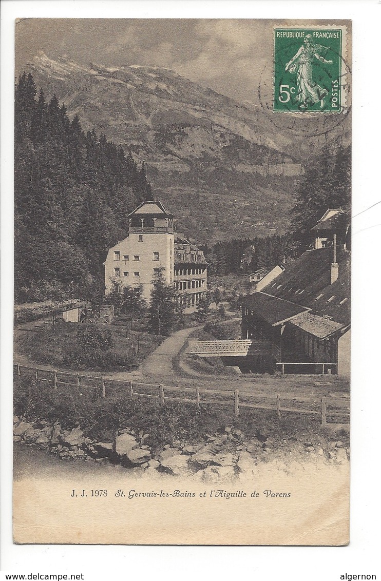 21340 - St. Gervais-les-Bains Et L'Aiguille De Varens - Saint-Gervais-les-Bains