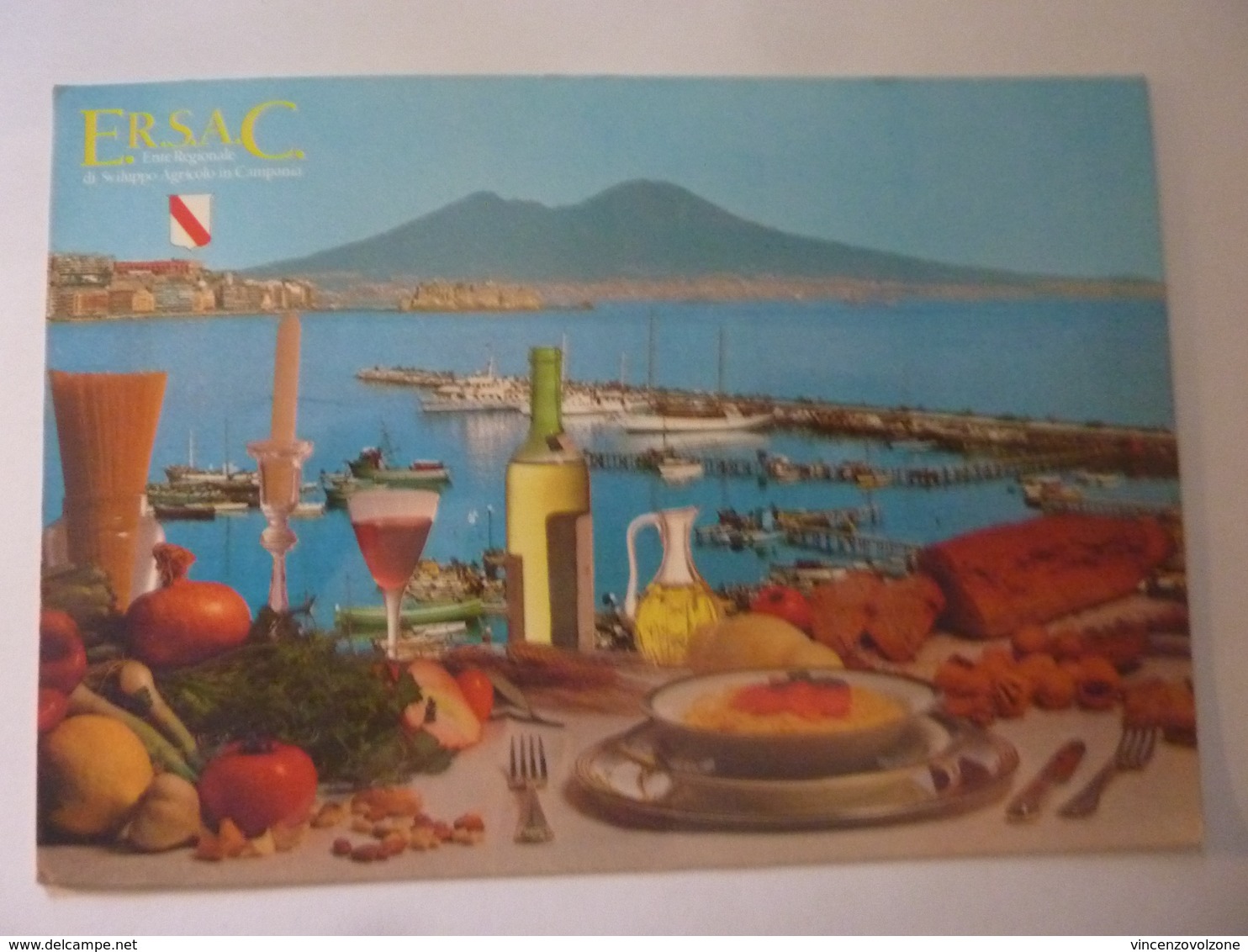 Cartolina Viaggiata "E.R.S.A.C. Valorizzazione Dei Prodotti Agricoli Della Campania" 1999 - Napoli