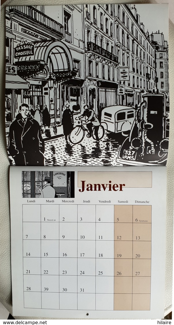 Calendrier JACQUES TARDI PARIS 2002 - Autres & Non Classés