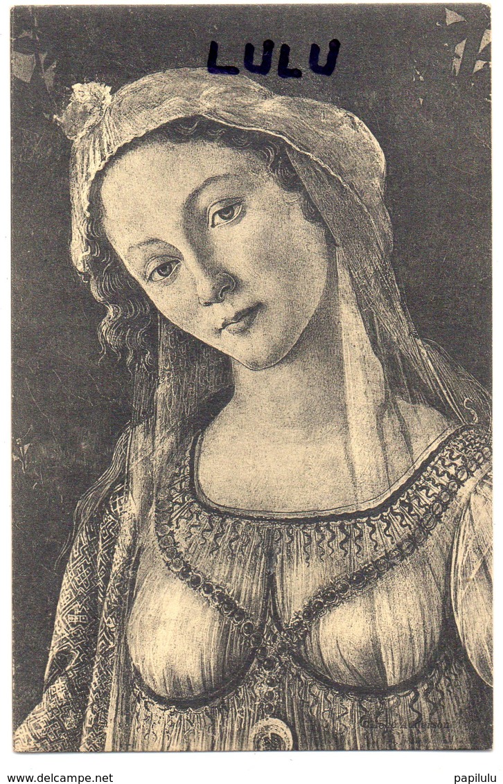 ITALIE : Florence Galerie Antique Et Moderne Botticelli , Détail Du Printemps ; édit. A Moutet N° 3 - Firenze (Florence)