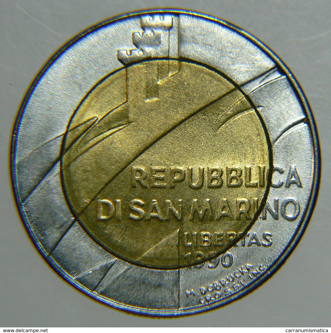 [NC] SAN MARINO - 500 LIRE 1990 - BIMETALLICA (nc3810) - San Marino