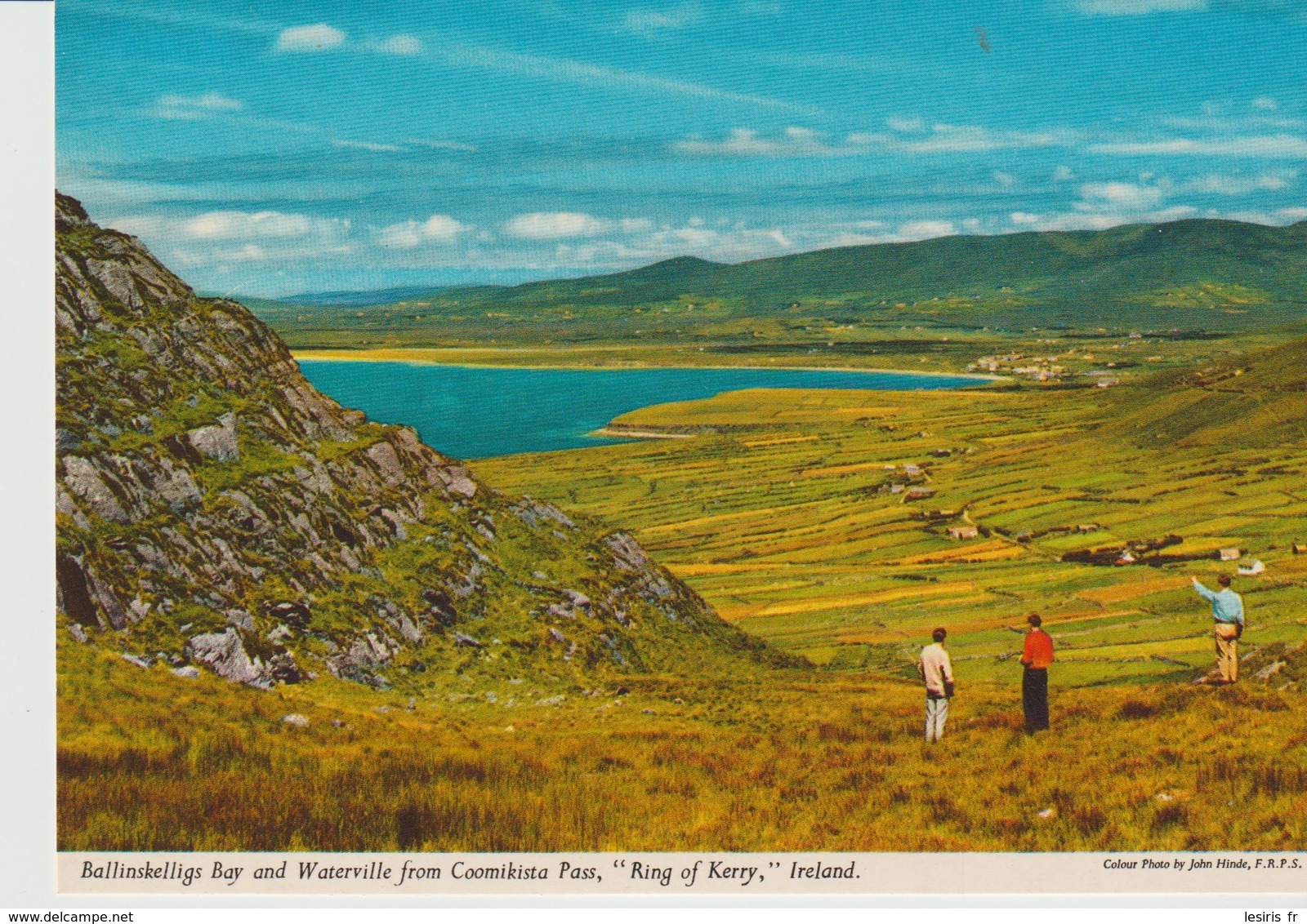 CP - PHOTO - BALLINSKELLIGS BAY AND WATERVILLE FROM COOMIKISTA PASS RING OF KERRY - JOHN HINDE - 2/239 - Autres & Non Classés