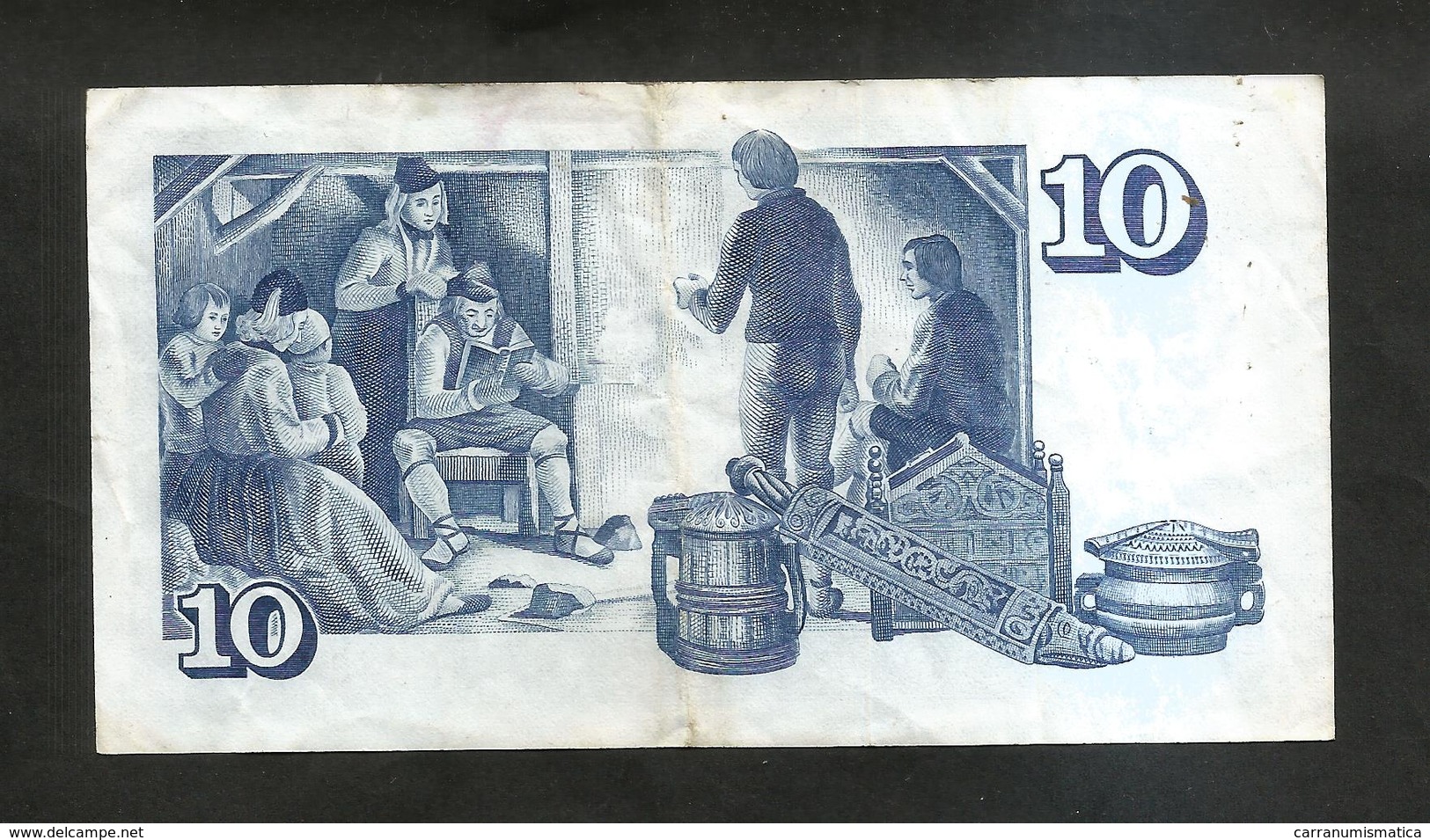 ISLAND / ISLANDA - NATIONAL BANK - 10 KRONUR (1961) - IJsland