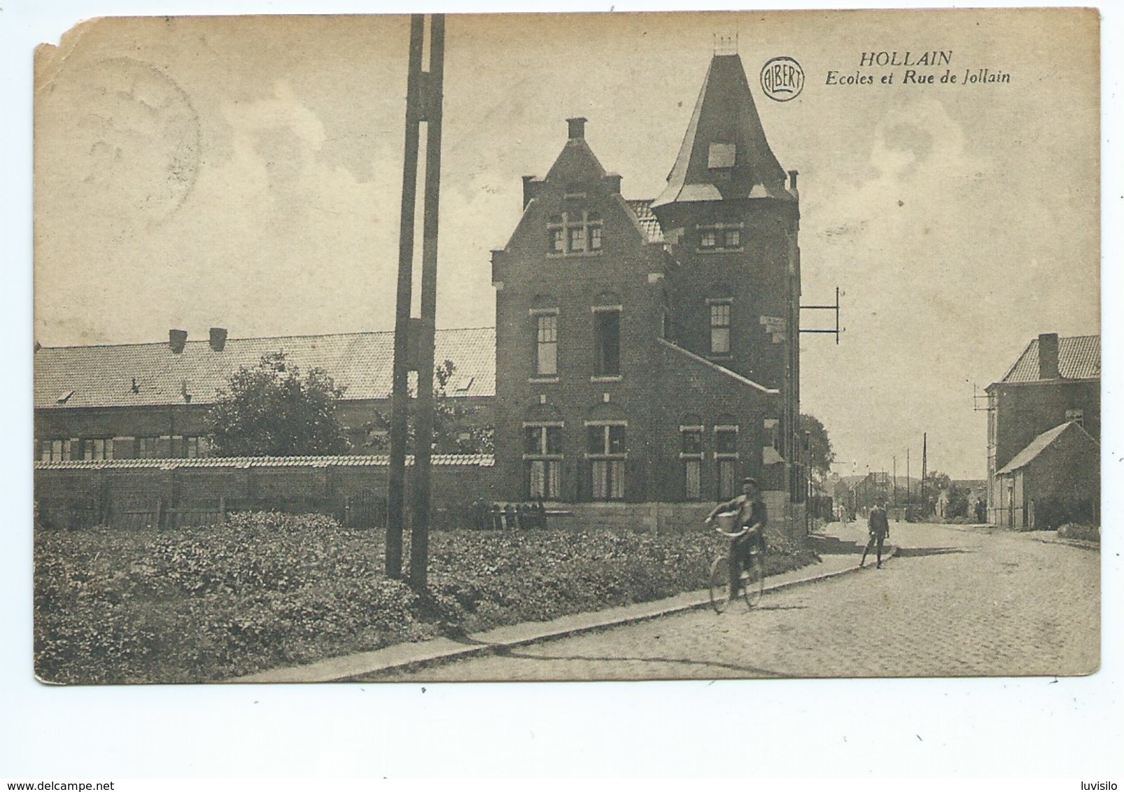 Hollain Ecoles Et Rue Jollain ( Etat Voir Coin Supérieur Droit !!! ) - Brunehaut