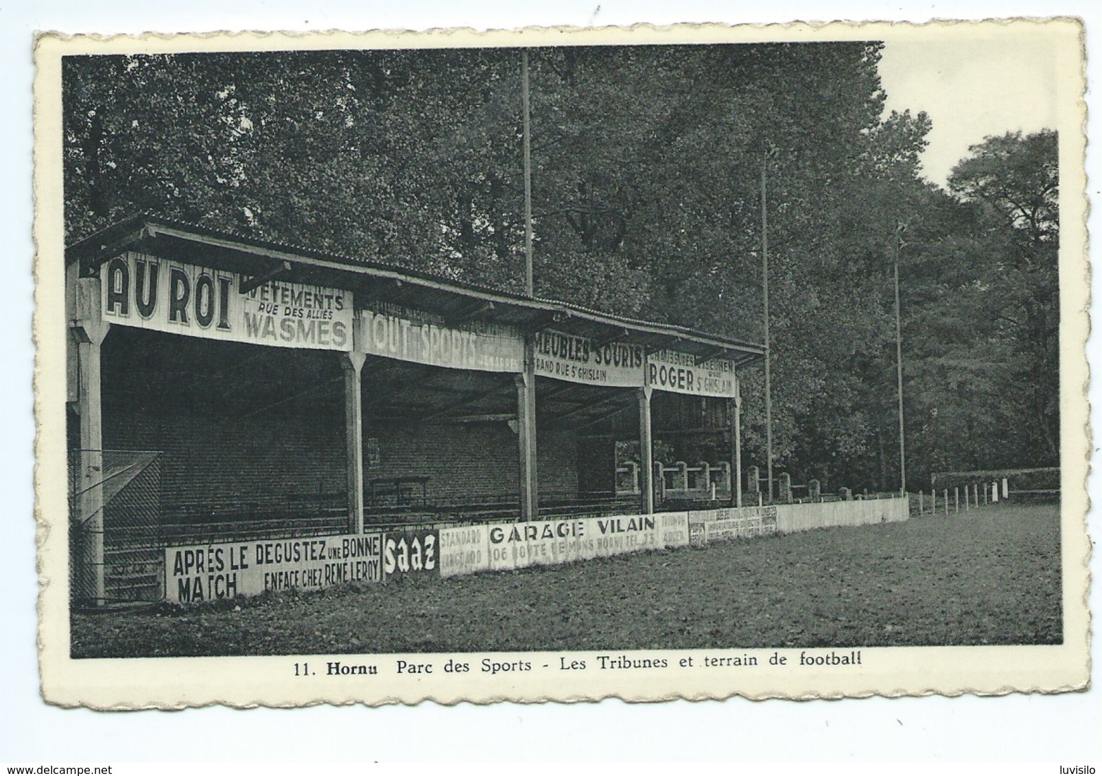 Hornu Parc Des Sports Tribunes Du Terrain De Football ( Stade ) - Boussu