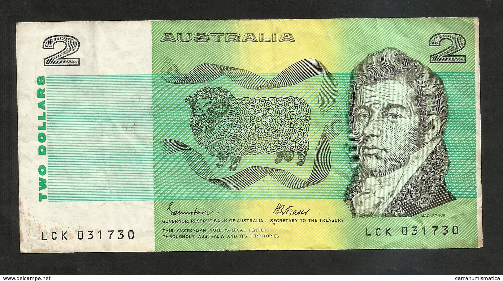 AUSTRALIA - 2 DOLLARS - 1974-94 Australia Reserve Bank (papier)