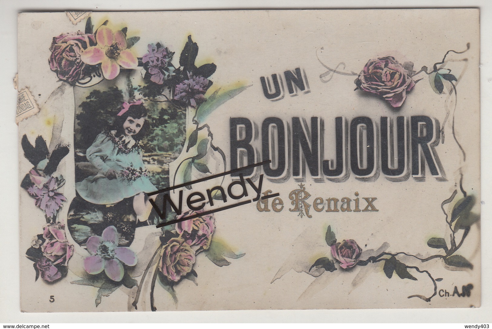 Ronse (un Bonjour 1910) - Renaix - Ronse