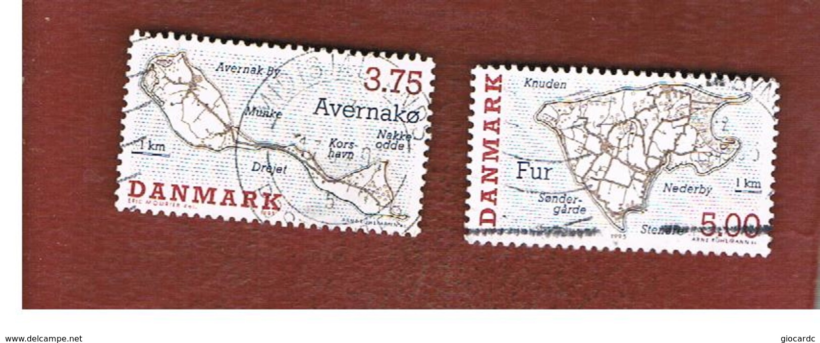 DANIMARCA (DENMARK)  -   SG 1043.1045  -  1995 DANISH ISLANDS    - USED ° - Usati