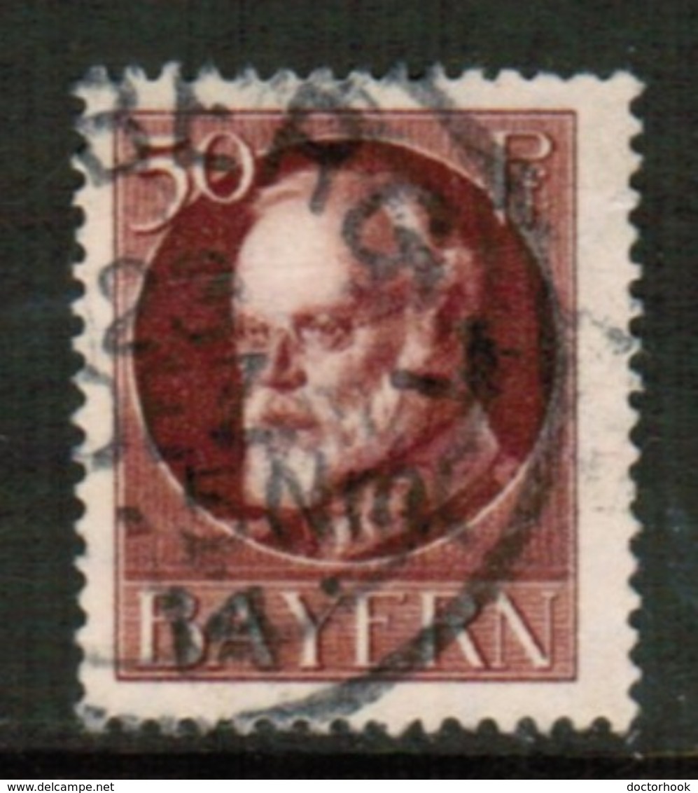 BAVARIA  Scott # 106 VF USED (Stamp Scan # 440) - Used