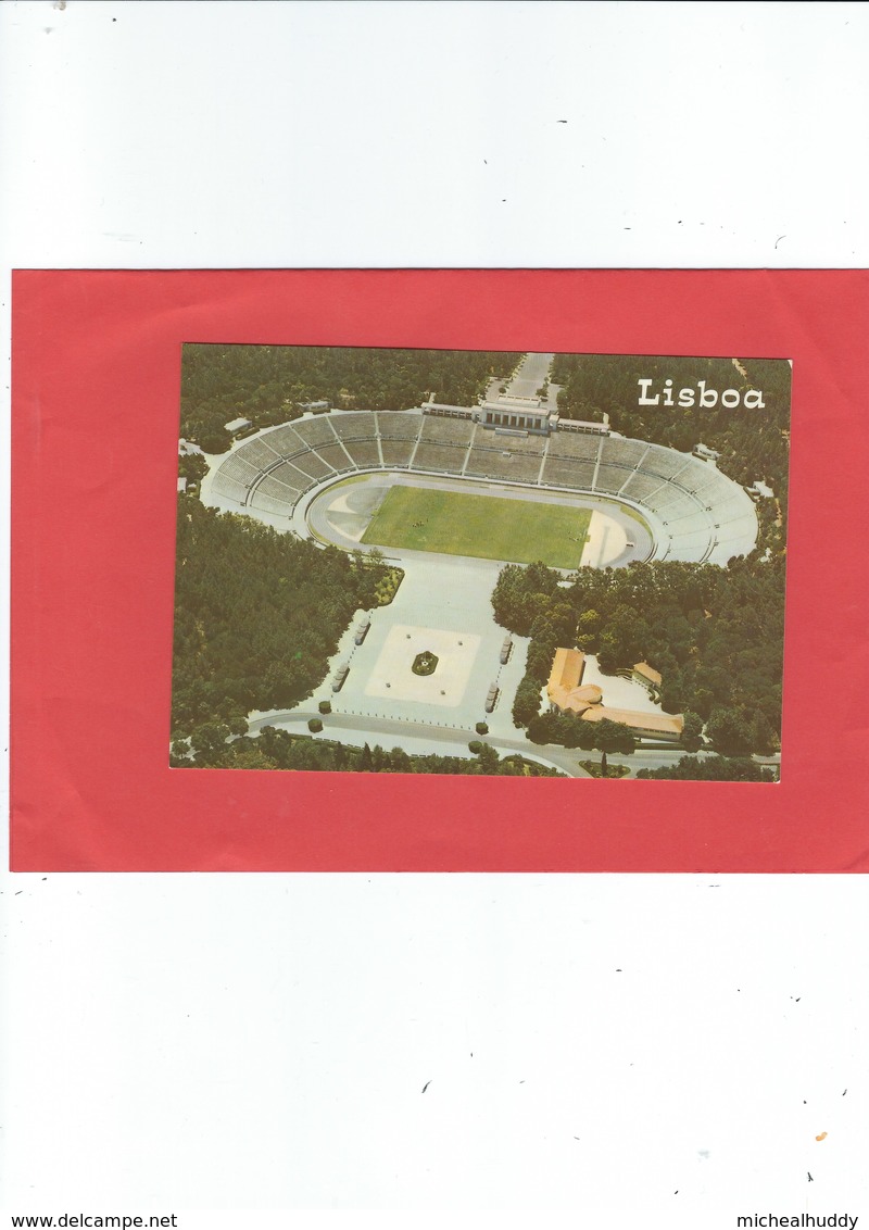 POSTCARD WORLD STADIUM  LISBON PORTUGAL  NATIONAL STADIUM - Soccer