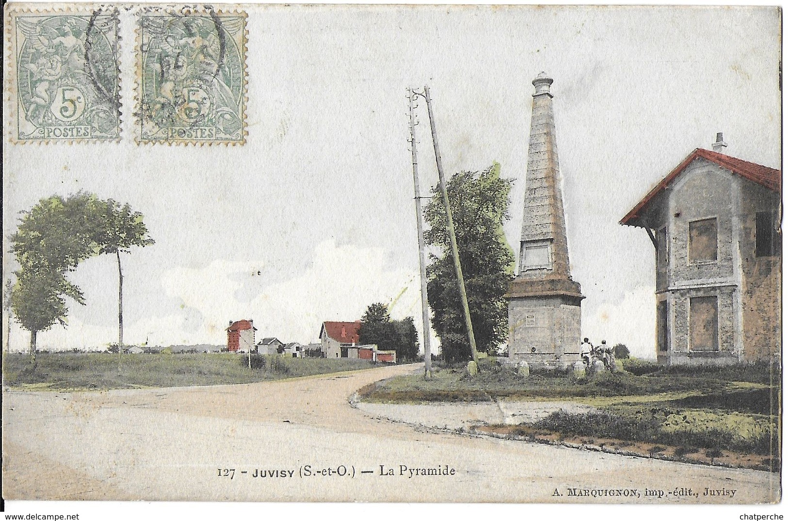 JUVISY-SUR-ORGE 91 ESSONNE (S-ET-O)  127 LA PYRAMIDE EDIT. MARQUIGNON.  JCT&DG - Juvisy-sur-Orge