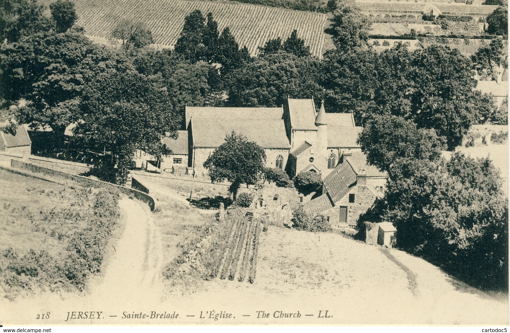 Jersey  Sainte-Brelade  L'Eglise   Cpa - Autres & Non Classés