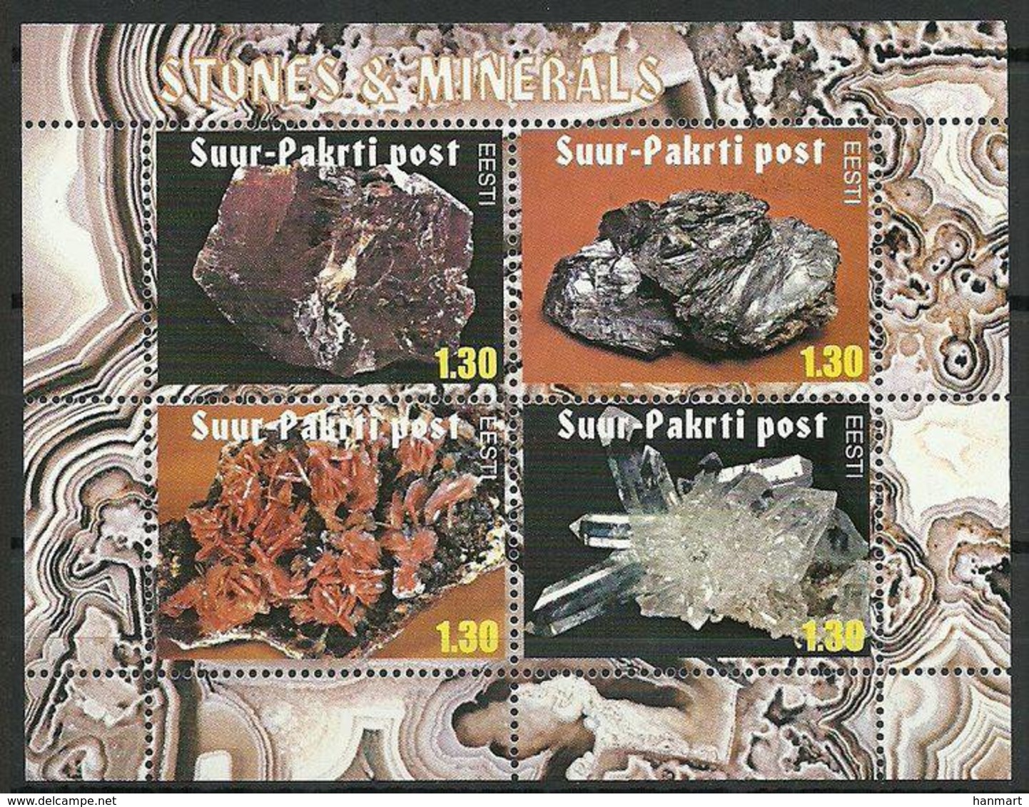 Without Country  MNH ( ZF24#dav149A ) - Minerals