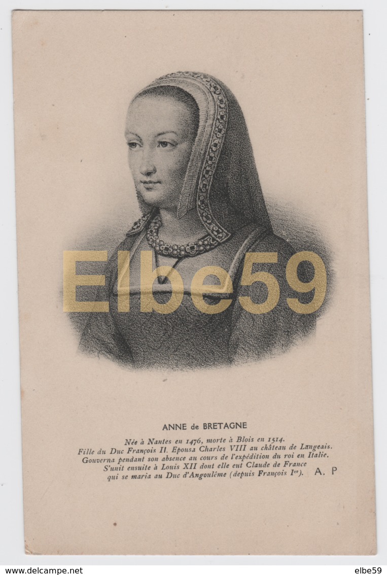 Anne De Bretagne )1476-1514), épouse De Charles VIII, Neuve - Case Reali