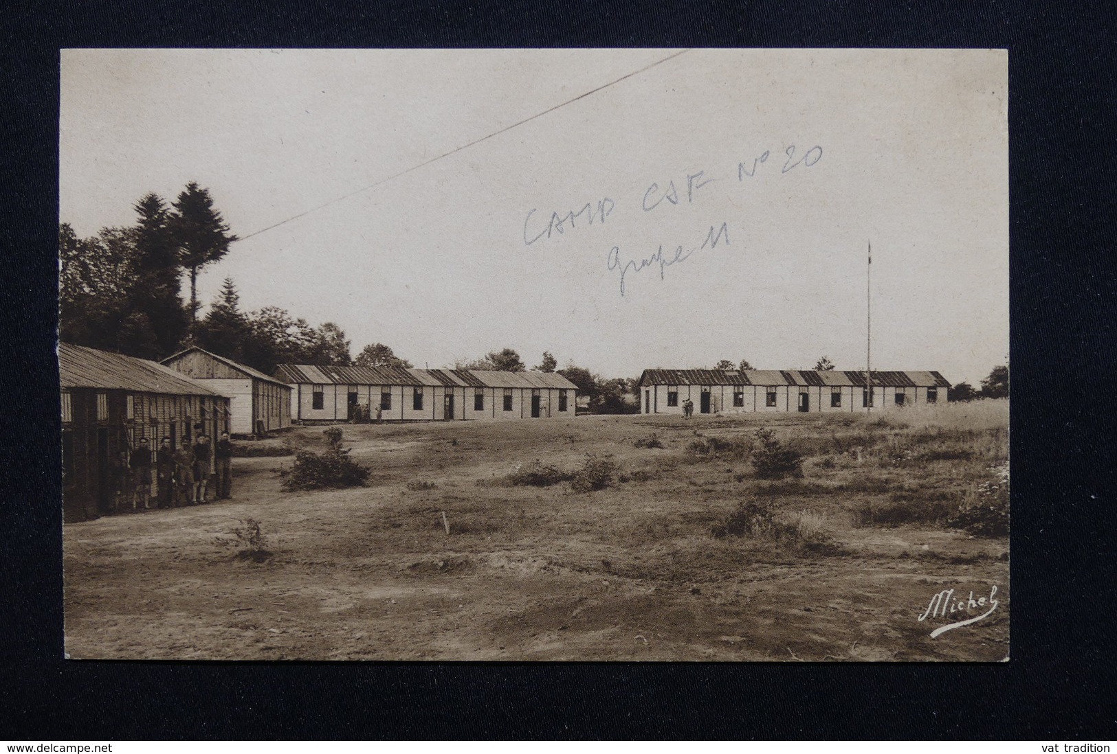 FRANCE - Carte Postale Du Chantier De Jeunesse 20 - Lapleau , Groupe N°11 - L 20832 - Guerre 1939-45