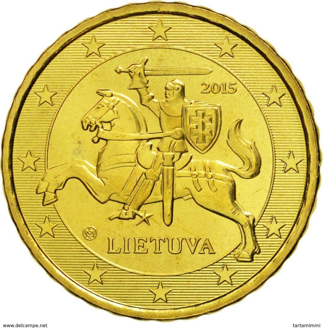 10 Cent 2015 Lietuva Lithuania Lituania FDC Da Rotolino - Lituanie