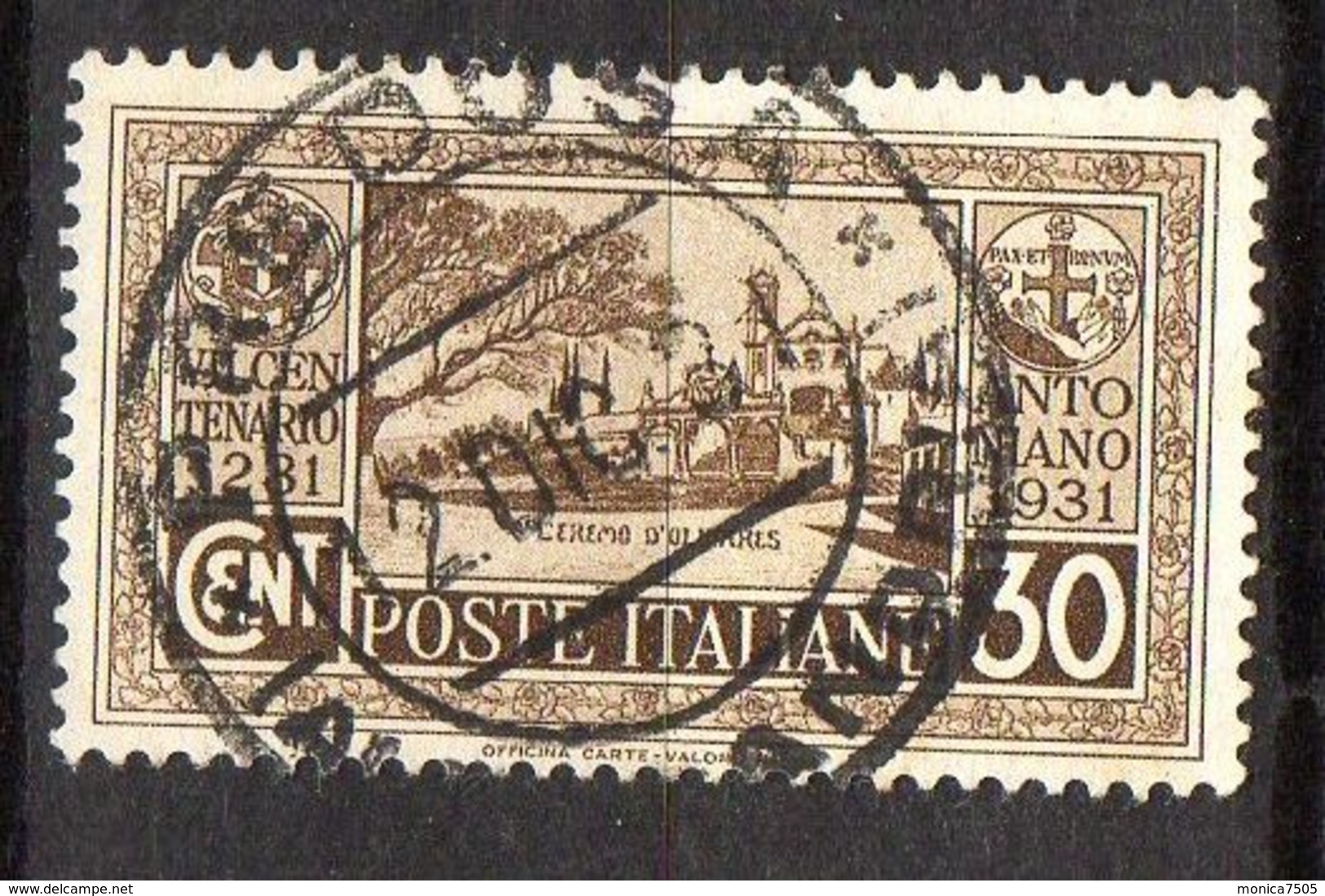 ITALIE ( POSTE ) : Y&T N° 275  TIMBRE  BIEN  OBLITERE , A  VOIR . - Oblitérés