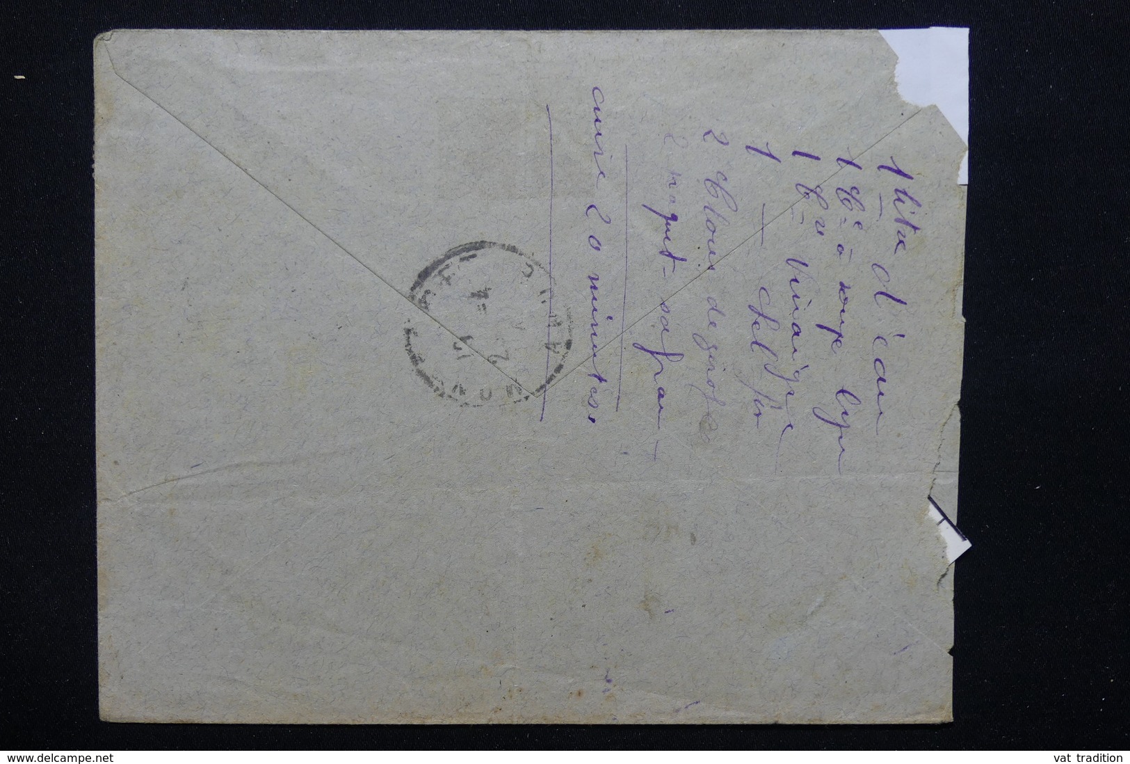 FRANCE - Enveloppe En FM Du Chantier De Jeunesse 26  - L 20842 - Guerre De 1939-45