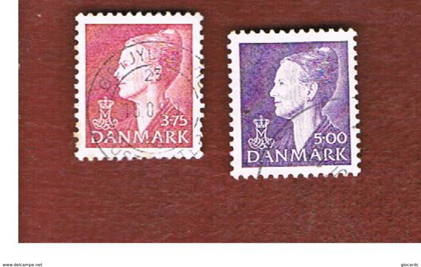 DANIMARCA (DENMARK)  -   SG 1092.1098 -  1997  QUEEN MARGRETHE II     - USED ° - Usati