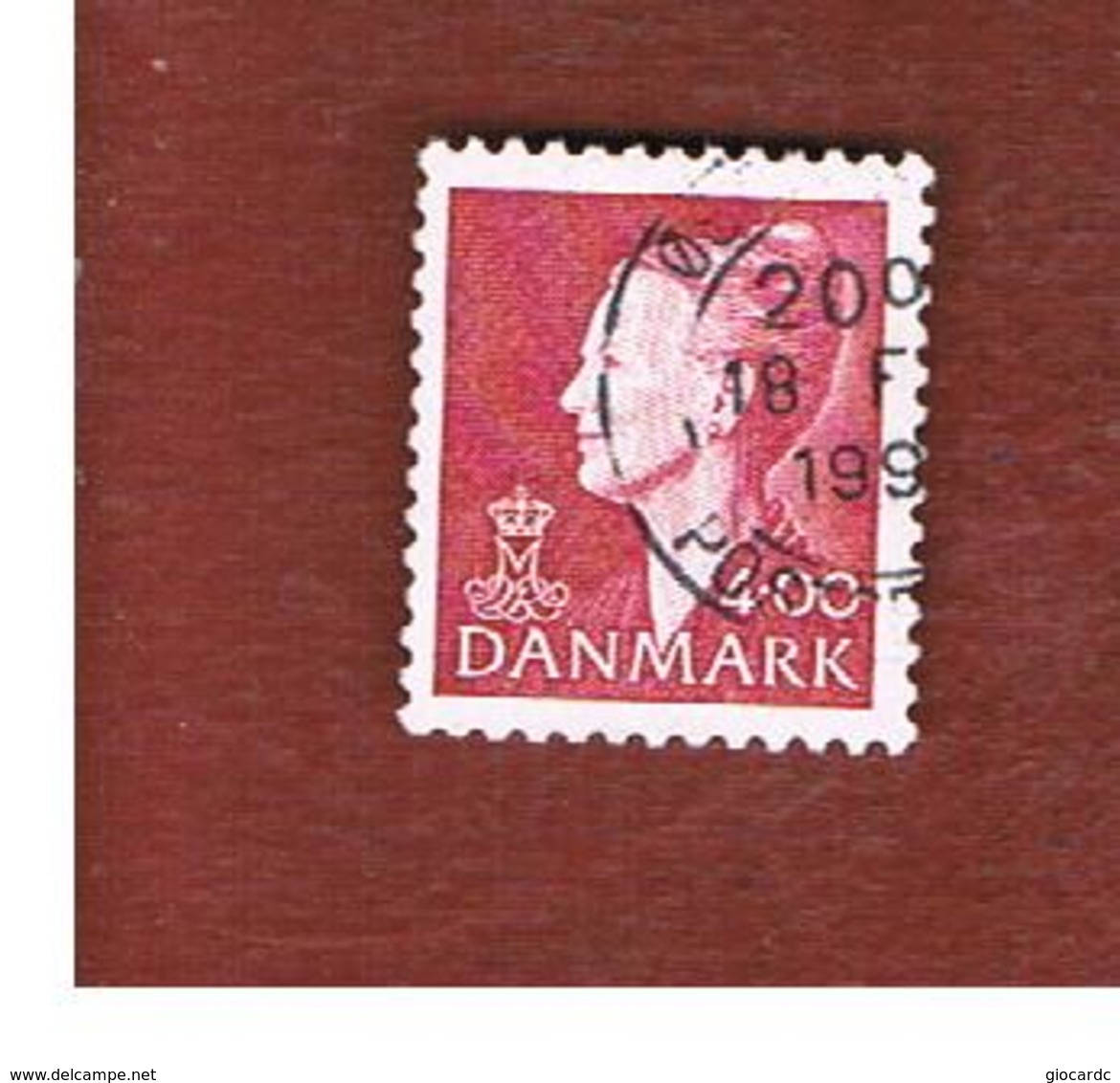 DANIMARCA (DENMARK)  -   SG 1094 -  1999  QUEEN MARGRETHE II   4,00 RED   - USED ° - Usati