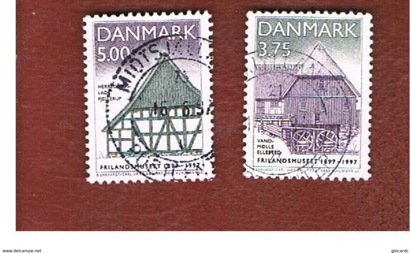 DANIMARCA (DENMARK)  -   SG 1112.1113 -  1997 OPEN AIR MUSEUM   - USED ° - Usati