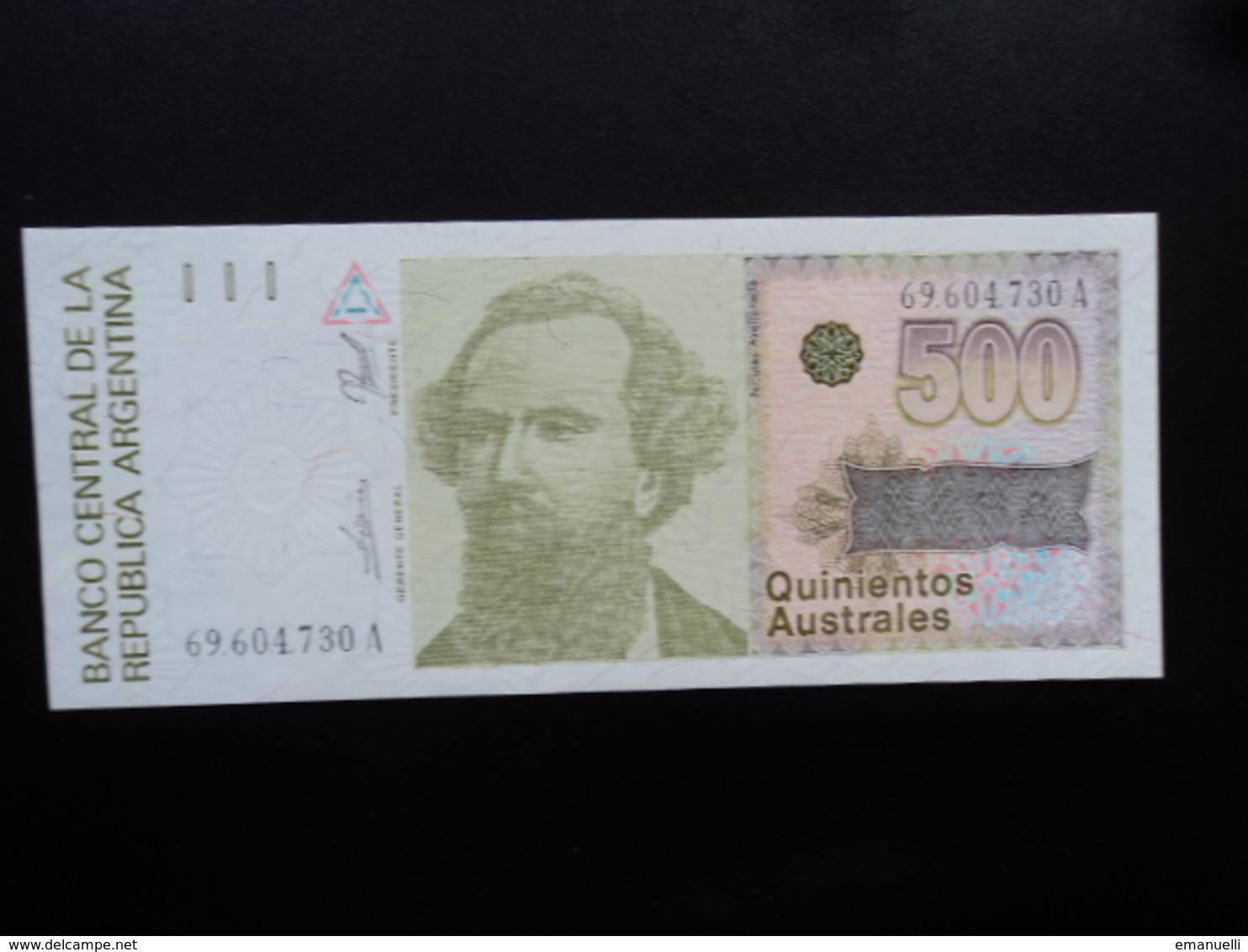 ARGENTINE : 500 AUSTRALES   ND     P 328b      NEUF - Argentine