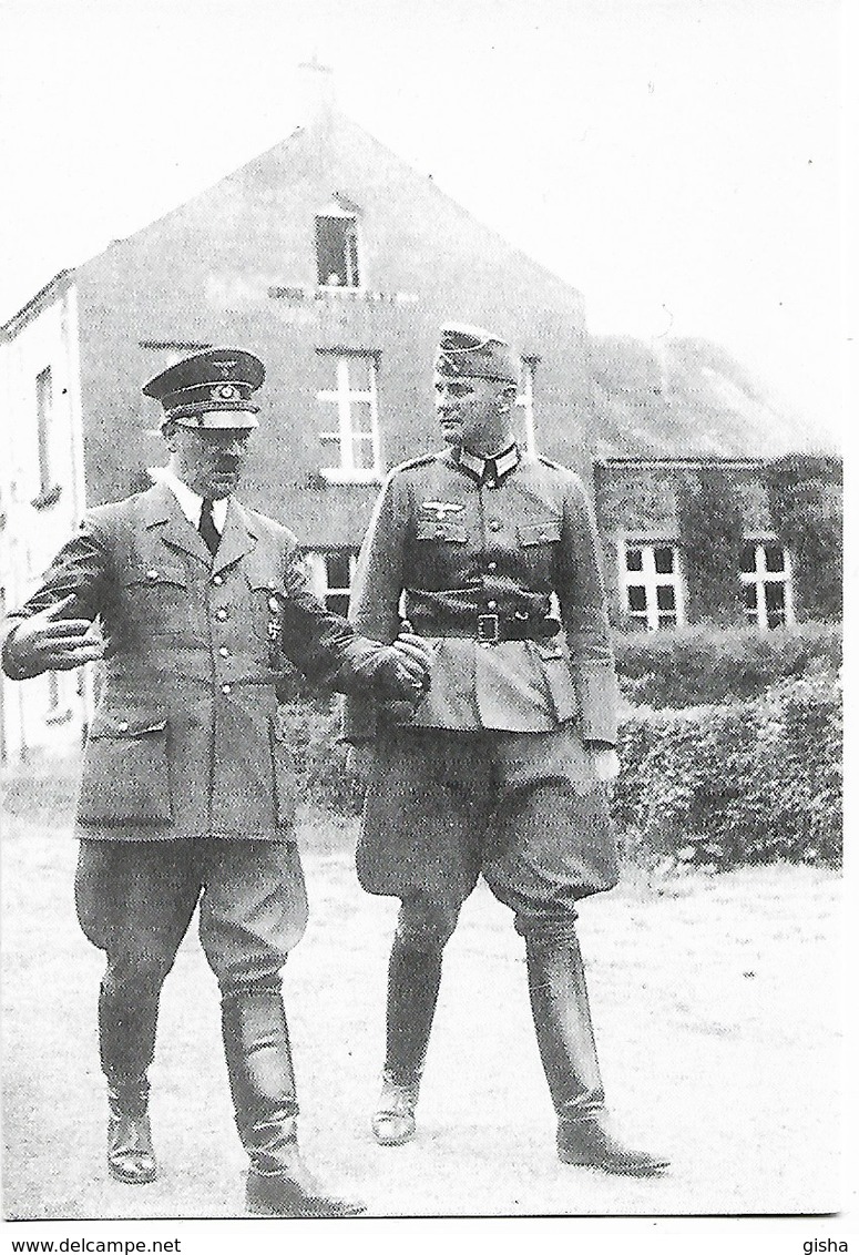 Couvin  4 Kaarten Groot Formaat  Juin 1940 Hitler Accompagne De Goring - Couvin