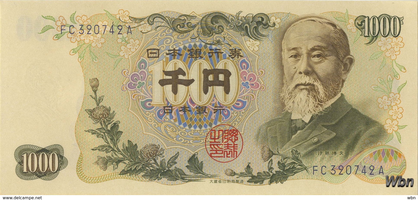 Japan 1000 Yen (P96d) (Pref: FC) -UNC- - Japon