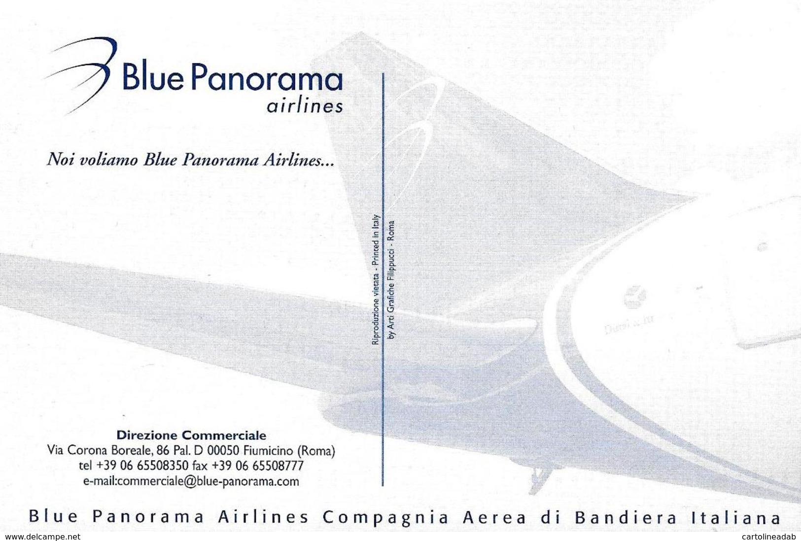 [MD2525] CPM - AEREI - BLUE PANORAMA AIRLINES - BOEING 767-300ER - LINEA - NV - Pubblicitari